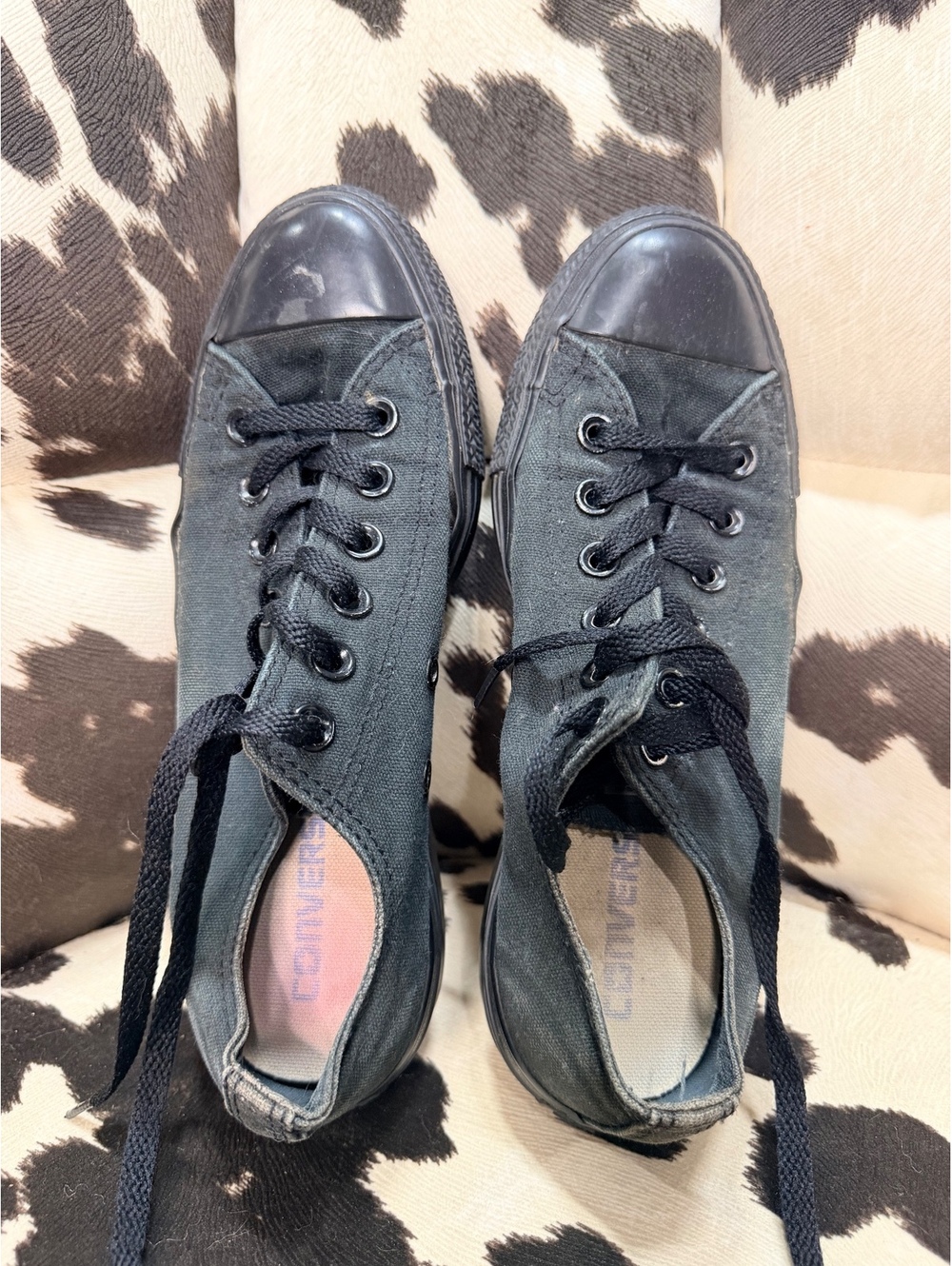 Converse All Star Black Low Top Sneakers Size 5